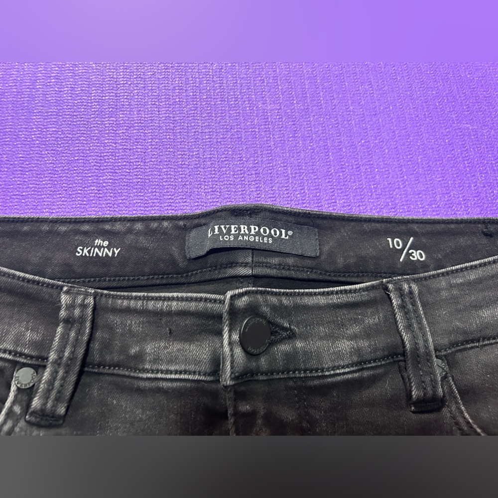 Liverpool Los Angeles Black Skinny Jeans - Picture 2 of 6